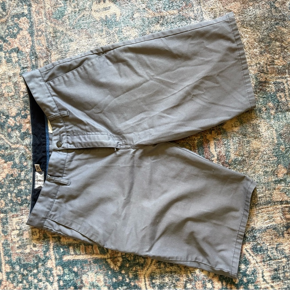 Volcom Gray Flat Front Shorts Casual Style